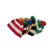 Load image into Gallery viewer, Trendy Autumn Winter Knitted Hat Advanced Stripes Korean Style Ear Protection Hat Versatile Woolen Hat Couple Hat Christmas Gift
