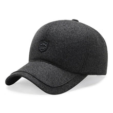 Load image into Gallery viewer, Outdoor With Earflaps Men Winter Hat Windproof Ear Protection Trucker Hat Casual Adjustable Dad Caps for Men
