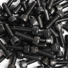 Load image into Gallery viewer, 1140 Black Steel Socket Head Hex Round Cap Screws Set M2 M3 M4 M5 M6 Grade 12.9 DIN912 Allen Bolts Nuts Assortment Kit Tool Box
