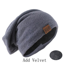 Load image into Gallery viewer, Fashion Bonnet Hat For Men And Women Autumn Knitted Solid Color Skullies Beanies Spring Casual Soft Turban Hats Hip Hop Beanie
