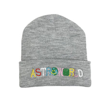 Load image into Gallery viewer, 1pcs Beanie Astroworld Embroidery Knitted Hat Ski Warm Winter Unisex Hip Hop Hats Black White Red

