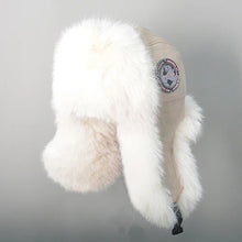 Load image into Gallery viewer, 2025 New Men's 100% Natural Fake Fox Fur Bomber Hats Winter Russian Man Warm Faux Fox Fur Hat Male Fake Fur Caps
