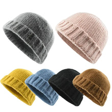 Load image into Gallery viewer, Fashion Thickened Winter Knit Cap Windproof Cold Proof Thicken Beanie Keep Warm Crochet Hats
