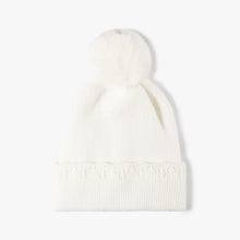 Load image into Gallery viewer, Winter Warm Fleece Womens Knitted Beanie Hat with Pom,outdoor Warm Skull Cap Skull Hat for Women,suitbale for Daliywear,skiing
