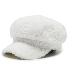 Load image into Gallery viewer, Fashion Lamb Wool Berets for Women Autumn Winter Painter Hat Octagonal Cap

