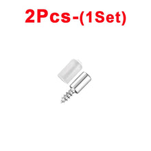Load image into Gallery viewer, 100/2Pcs Self-tapping Screws Cabinet Bracket Wardrobe Storage Rack Septum Screw Fixed Support With Slip Resistant Rubber Sleeve

