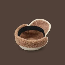 Load image into Gallery viewer, Mesh Red ins Lamb Fleece Thickened Warm Duck Tongue Ear Protection Hat for Men and Women Autumn and Winter Thickened Riding

