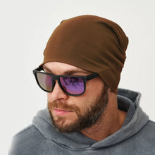 Load image into Gallery viewer, Autumn and winter men's brimless cold hat, elastic hat, universal size, suitable for outdoor and home use
