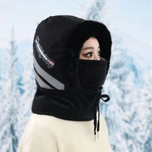 Load image into Gallery viewer, Casual Winter Balaclava Hat Thickened Windproof Ear Protection Hat Keep Warm Neck Warmer Beanies Cap Outdoor
