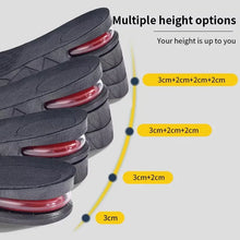 Load image into Gallery viewer, Insole Height Increase s Air Cushion Elevator   Lifts Kits Inserts for Men Women Taller s 3-9cm Variable Height shoe pads
