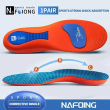 Load image into Gallery viewer, Insole Sport s for s Sole Orthopedic s Shock Absorption Deodorant Breathable Cushion Running s for Feet Man Women shoe pads
