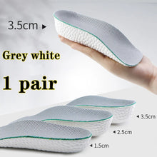 Load image into Gallery viewer, Insole Height Increase s Men Women s Flat Feet Arch Support Orthopedic s Sneakers Heel Lift Memory Foam Soft  Pads shoe pads
