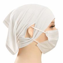 Load image into Gallery viewer, Silky Cotton Tube Hat Solid Color Elastic Modal Chemotherapy Cap Soft Material Small Cap Headscarf Underscarf Islamic Headwear
