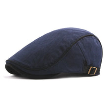 Load image into Gallery viewer, Men's Women's Beret Herringbone Flat Ivy Newsboy Hat Wool Blend Gatsby Cabbie Adjustable Cap
