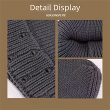 Load image into Gallery viewer, Fashion Solid Color Knitted Hat Cold Proof Keep Warm Ear Protection Hat Windproof Pullover Hat Winter
