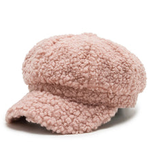Load image into Gallery viewer, Fashion Lamb Wool Berets for Women Autumn Winter Painter Hat Octagonal Cap
