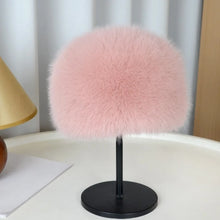 Load image into Gallery viewer, Fashion Plush Fluffy Fur Bucket Hat Warm Furry Fisherman Hat Ear Protection Soft Mongolian Cap Winter
