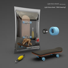 Load image into Gallery viewer, Wooden Fingerboard Complete Set 5 Layer Maple Wood Deck Bearing Wheels Alloy Truck Finger Skate Board Mini Skateboard Kid Toys
