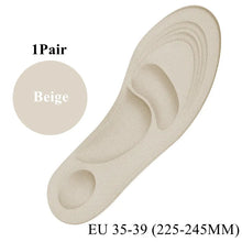 Load image into Gallery viewer, Insole 4D Memory Foam Sport s Plantar Fasciitis Arch Support  Inserts Sneakers Cushioning Anti-slip Template  Men Women shoe pads
