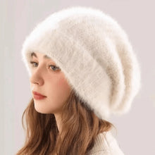 Load image into Gallery viewer, New Large Size Rabbit Fur Hat Rabbit Fur Solid Color Head Cap Windproof Winter Hat Winter

