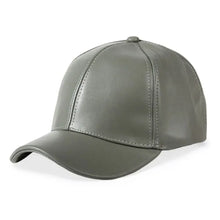 Load image into Gallery viewer, Casual Outdoor Sports Leather Baseball Caps Adjustable Hip Hop Warm Caps Autumn Winter Thermal Hats for Men Women
