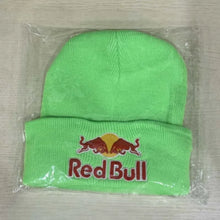 Load image into Gallery viewer, Embroidered Red Bull Knitted hat Beanie Winter Hat Unisex Warm Cap for Men And Women Red Bull Unclimbed Urine Hat
