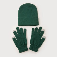 Load image into Gallery viewer, High Quality Cute 2025 Winter Hats with Gloves Girls Autumn Woman New Beanies Ladies Casual Cap
