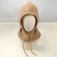 Load image into Gallery viewer, Knitted Balaclava Caps Winter Bonnet Beanies Hat Warm Thick Korean Hooded Caps Retro Outdoor Neck Collar Accessories Knitted Hat
