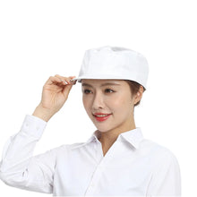 Load image into Gallery viewer, Comfortable Breathable Top Mesh Work Hat Washable Dust-proof Chef Hat Durable Cooking Hygienic Cap Food Processing
