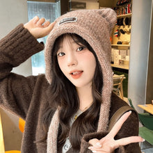 Load image into Gallery viewer, New Thickened Cute Ear Hat Windproof Coldproof Knitted Hat Spicy Girl Hat Girl Boy
