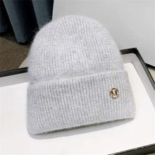 Load image into Gallery viewer, Women Men Autumn Winter Warm Knitted Hat Cute Ear Protection Casual Outdoor Riding Windproof Coldproof Bonnet Caps

