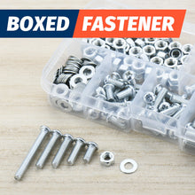 Load image into Gallery viewer, M2 M3 M4 Screws Bolts and Nuts Assortment Kit, Metric Machine Screws &amp; Flat Washers, Phillips Pan Head Sets for 3D Printer DIY
