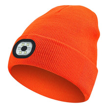 Load image into Gallery viewer, Creative 6 LED Beanie Hats, Unisex Winter Warm Hat for Night Riding fishing Warm Knit Caps Flashlight Head Lamp Cap,washable
