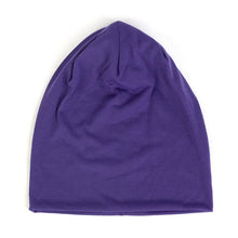 Load image into Gallery viewer, 1pc color double-layer brimless casual skull hats for men and women,outdoor leisure pullover knitted hats for autumn and winter
