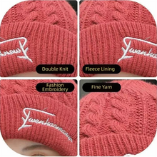 Load image into Gallery viewer, Fashion Windproof Pullover Cap Warm Knitting Hat Scarf Set Thickned Neck Protection Scarf Women
