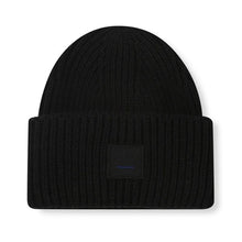 Load image into Gallery viewer, Classic square smiley face adult wool knitted hat thickened warm cold hat European and American couple woolen hat
