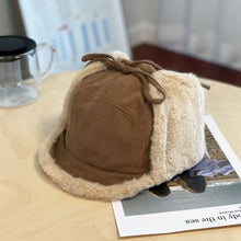Load image into Gallery viewer, Trendy Faux Fur Winter Hat Thick Warm Earflaps Hat Lamb Wool Russian Hat Winter Season for Men and Women

