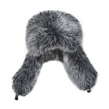Load image into Gallery viewer, 2025 New Men's 100% Natural Fake Fox Fur Bomber Hats Winter Russian Man Warm Faux Fox Fur Hat Male Fake Fur Caps
