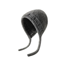 Load image into Gallery viewer, Women's Fashion Warm Strap Knit Hat Soft Thick Beanie Hat Binding Knitted Classic Earmuff Hat Snow Outdoor
