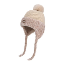 Load image into Gallery viewer, 3-10Y Boys &amp; Girls Warm Winter with Soft Lining Cozy Outdoor &amp; Casual Plush Bear Hooded Hat - Cute Cartoon Bear Ears,
