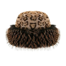 Load image into Gallery viewer, New Fluffy Fur Bucket Hat for Women  Fisherman Hat Warm Women's Winter Hat Thicken Cold Snowy Day Panama Cap Chrismas Gifts
