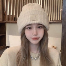 Load image into Gallery viewer, Winter Warm Knitted Beanies Windproof Solid Color Knitted Cap Unisex Ear Warmer Cap Men
