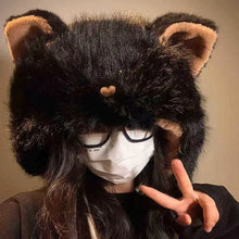 Load image into Gallery viewer, New Fluffy Winter Hat Winter Warm Thicken Fur Bucket Hat Ear Protection Earmuffs Cap Snowy Day
