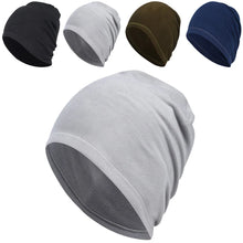 Load image into Gallery viewer, Winter Warm Running Skiing Cycling Skull Cap Helmet Liner Thermal Fleece Beanie Hat Windproof Hat Skullies for Men Women
