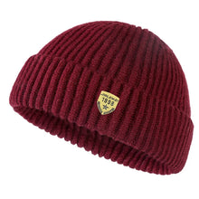 Load image into Gallery viewer, 1pc Men Beanies Skullcap Street Style Hip Hop Brimless Baggy Melon Cap Cuff Fisherman Beanies Hats Winter Warm Knitted Bonnet
