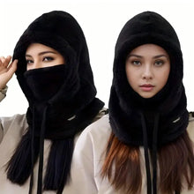 Load image into Gallery viewer, YANBIGUO 1 Pc Warm Balaclava for Women&amp;Men,Winter Hats Sherpa Hood Ski Face Cover,Windproof Furry,Adjustable Hood Cap Scarf
