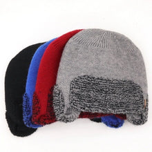 Load image into Gallery viewer, New Windproof Knitted Hat Coldproof Warm Pullover Cap Crochet Cap Unisex
