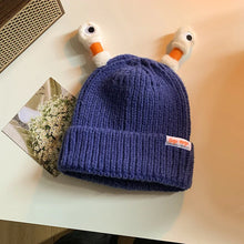 Load image into Gallery viewer, Cute Cartoon Quirky Light-emitting Tentacle Knitted Hat Parent-child Models Warm Wool Cap Eyes Light-emitting Beanie Monster Hat
