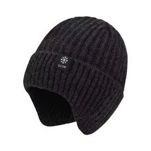 Load image into Gallery viewer, Men's Winter Knitted Warm Hats Soft Stretch Ear Protection Thickened Knitted Wool Cap Beanie Suitable For Cold Weather
