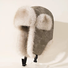 Load image into Gallery viewer, Fashion Men's Winter Warm Cycling Ear Protection Cap Lei Feng Hat Casual Flat-Brimmed Hat Waterproof Thickened Women Bomber Hat
